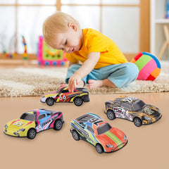 ZOHANINDL pull-back car set colors; six hues spark imaginative play.