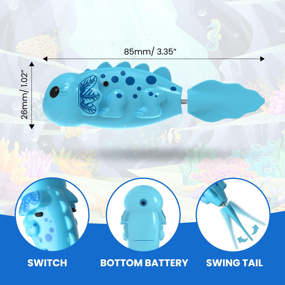 ZOHANINDL Robo Axolotl two-pack setup for shared play opportunities.