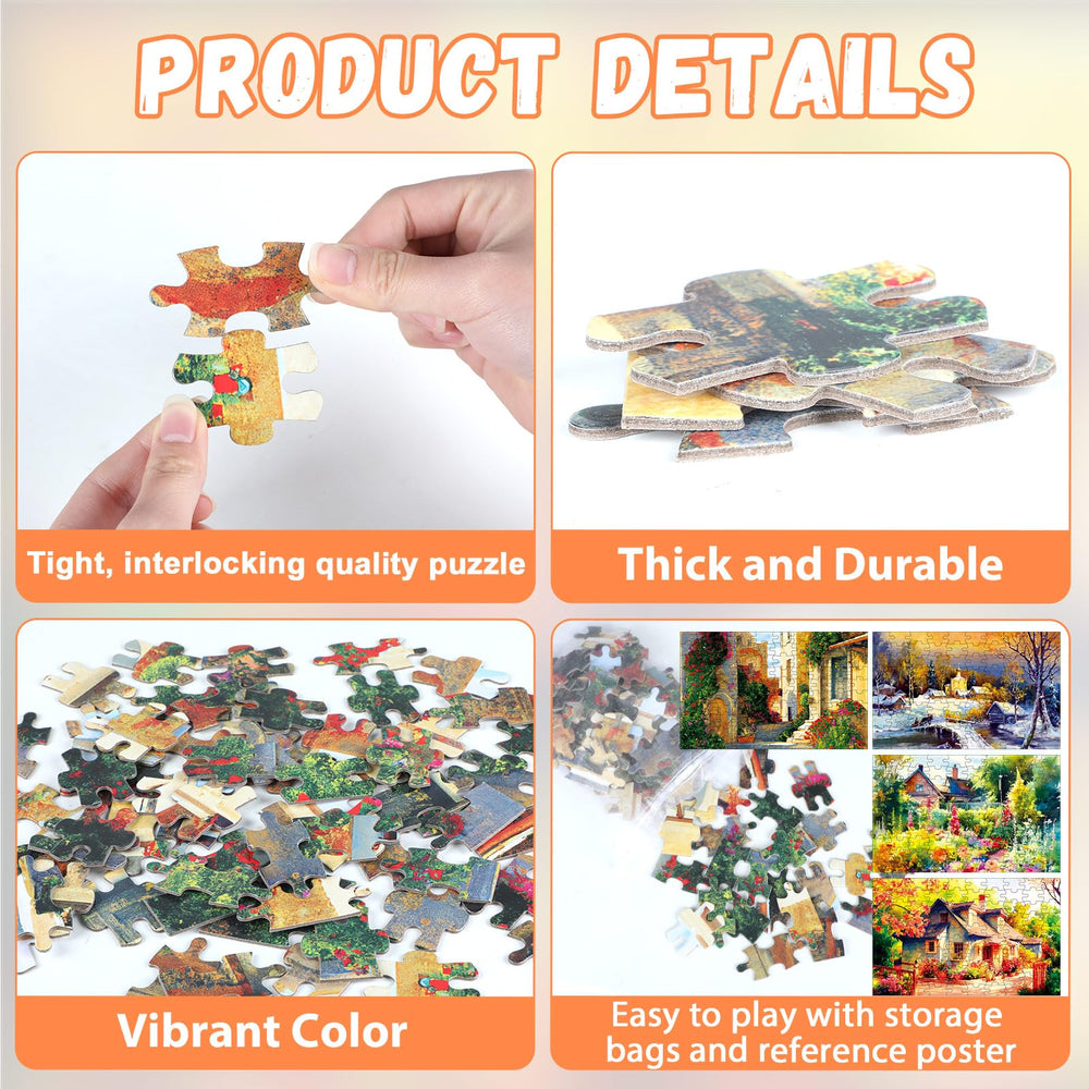 ZOIIWA durable-smooth puzzle pieces—long-lasting use and easy handling