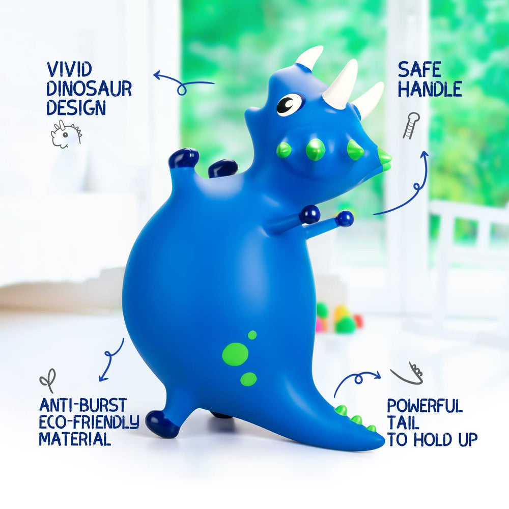 ZOOJOY Dinosaur Hopper sturdy-stitched-edges enhance durability and safety.