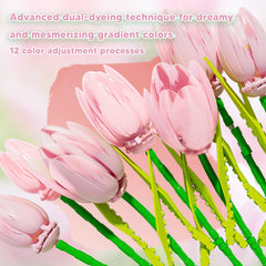ZONECYTD Adjustable stem length allows versatile vase arrangements.