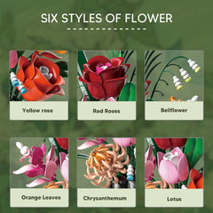 ZONECYTD assembled bouquet in vase offers attractive decor for living spaces