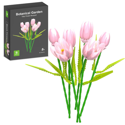 ZONECYTD Tulips bouquet with vibrant gradient colors for elegant home decor.