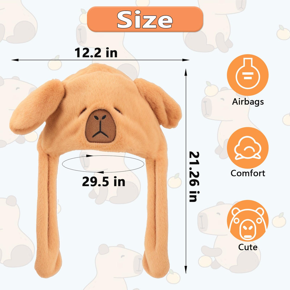 ZONESTA Capybara Hat Christmas gift idea, ideal for festive gifting.