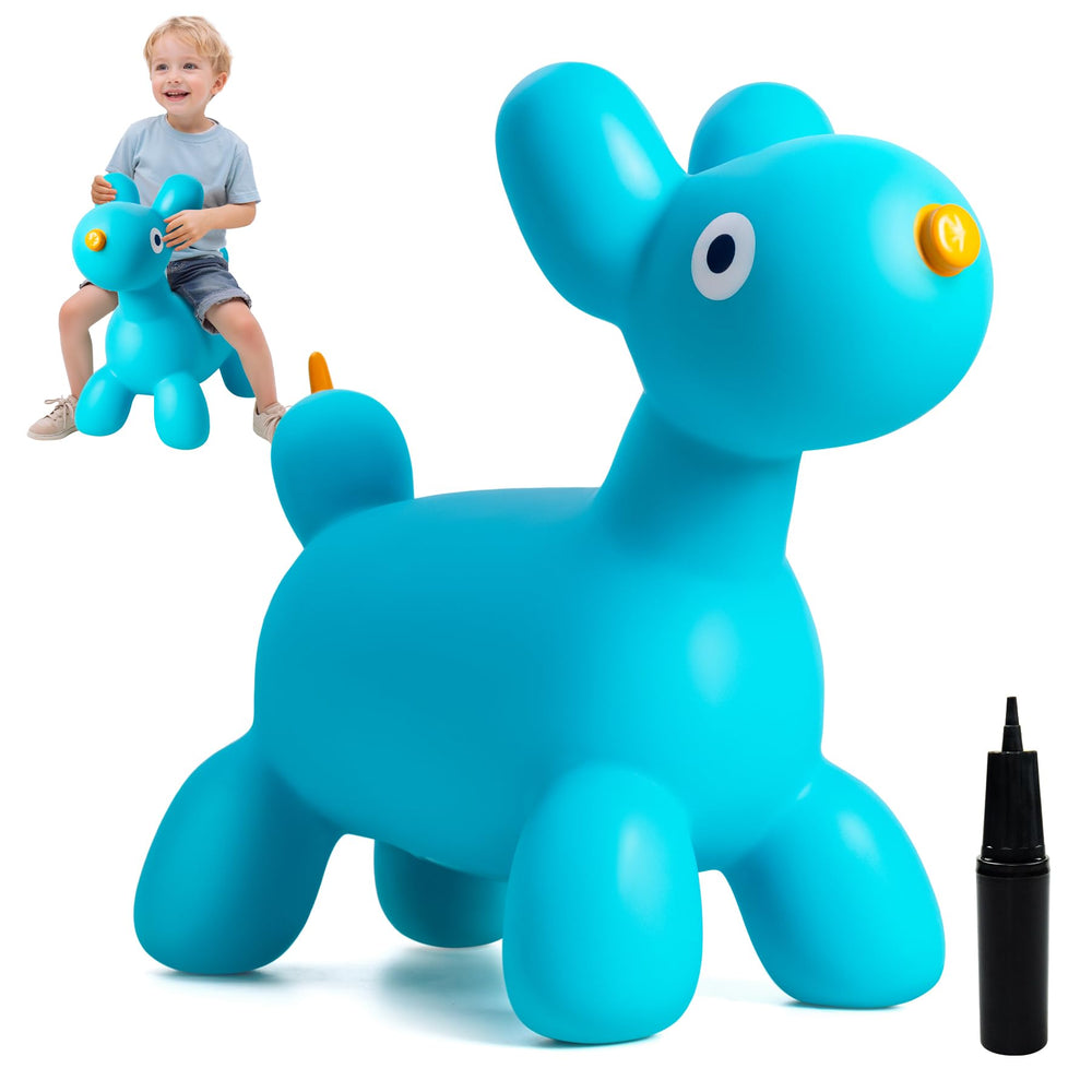 ZOOJOY balloon-dog-blue-hopper ready for safe indoor play and active fun.