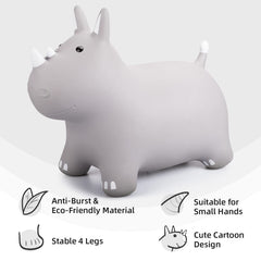 ZOOJOY bouncy horse hopper close-up of soft PVC material