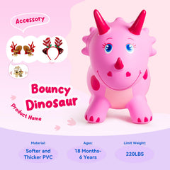 ZOOJOY dinosaur hopper side view promotes active play and balance