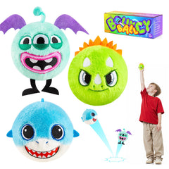 ZOOJOY dinosaur plush bouncy ball for safe toddler play and imaginative exploration.