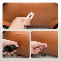 ZOOJOY easy-inflate horse toy with pump for quick setup