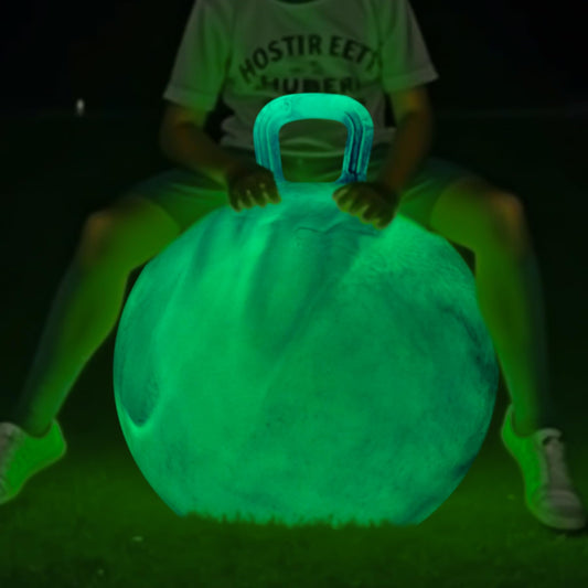 ZOOJOY glow-in-the-dark hopper ball in box, perfect gift for kids.