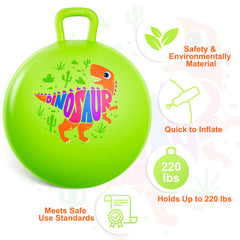 ZOOJOY Hopper Ball built with durable thickened materials for lasting playtime.