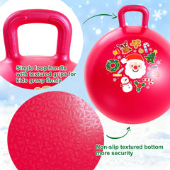 ZOOJOY hopper ball handle provides a secure grip during bouncing.