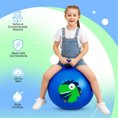 ZOOJOY hopper ball non slip base for safe bouncing