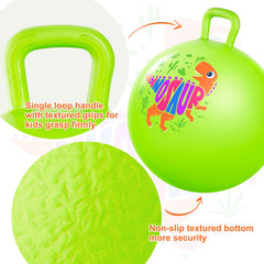 ZOOJOY Hopper Ball features a non-slip bottom for stable jumping on any surface.