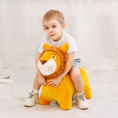 ZOOJOY Lion Hopper safety standards badge signals kid-friendly design.