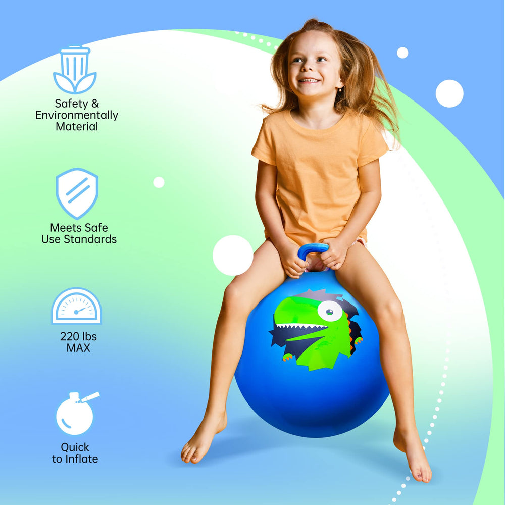 ZOOJOY 20-inch hopper ball for backyard or gym class.