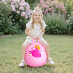 Durable thick PVC body stands up to energetic jumping.