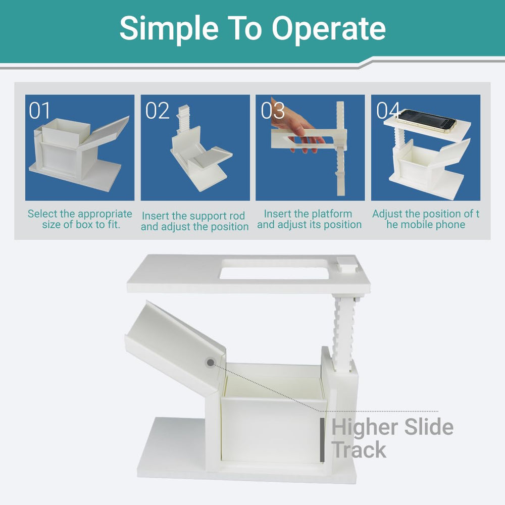 Indirect lighting tips help minimize glare for crisp scans.