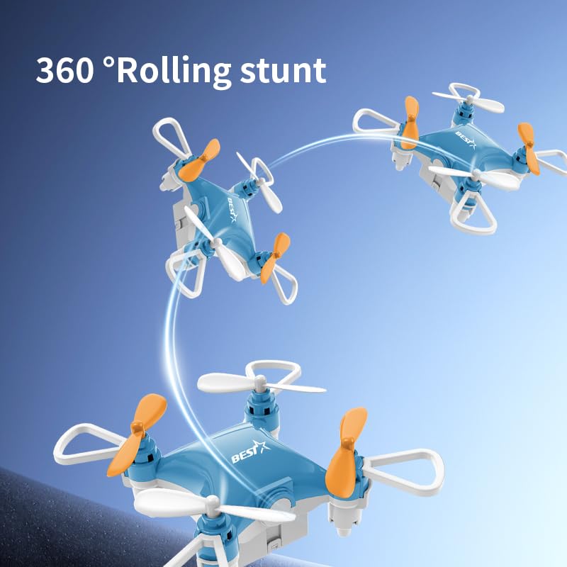 Zorptik Mini Drone propeller-guards protect during crashes and learning