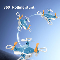 Zorptik Mini Drone propeller-guards protect during crashes and learning