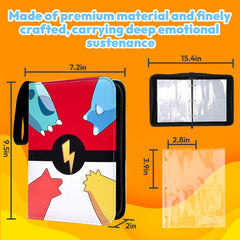 ZOSIX binder with 50 removable sleeves for easy page customization
