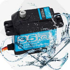 ZOSKAY high-torque digital servo enables smooth 180° or 270° control.