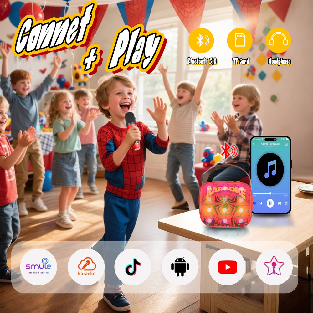 Zosxi karaoke machine compact packaging makes a gift-ready present