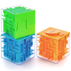 ZPISF Money Maze blue box ready for gifting and treasure retrieval.