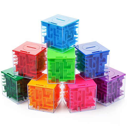 ZPISF Money Maze Box in blue presents cash as a playful gift.