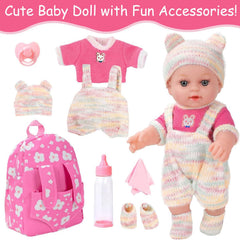 ZQDOLL baby doll clothes set ideal for dressing up and storytelling.