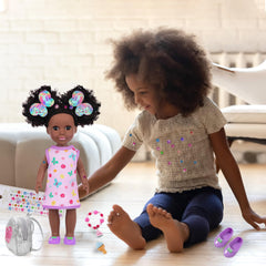 Diamond sticker set provides decorative accents for outfits and scenes.