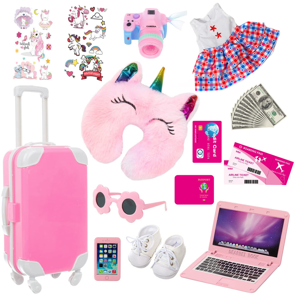 ZQDOLL doll clothes and accessories pack for versatile dress-up play.