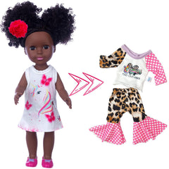ZQDOLL doll wearing two outfits for dress-up fun
