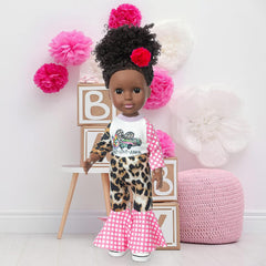 ZQDOLL doll with mobile phone for pretend communication