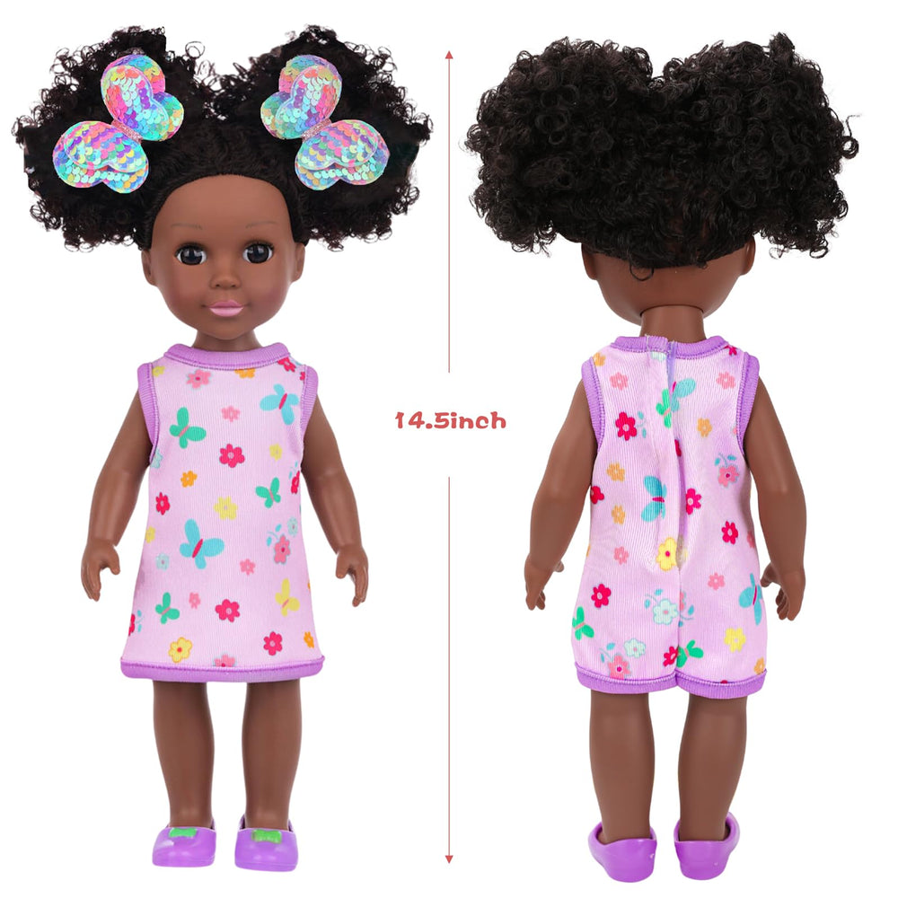 ZQDOLL fluffy hair invites kids to style unique hairstyles.
