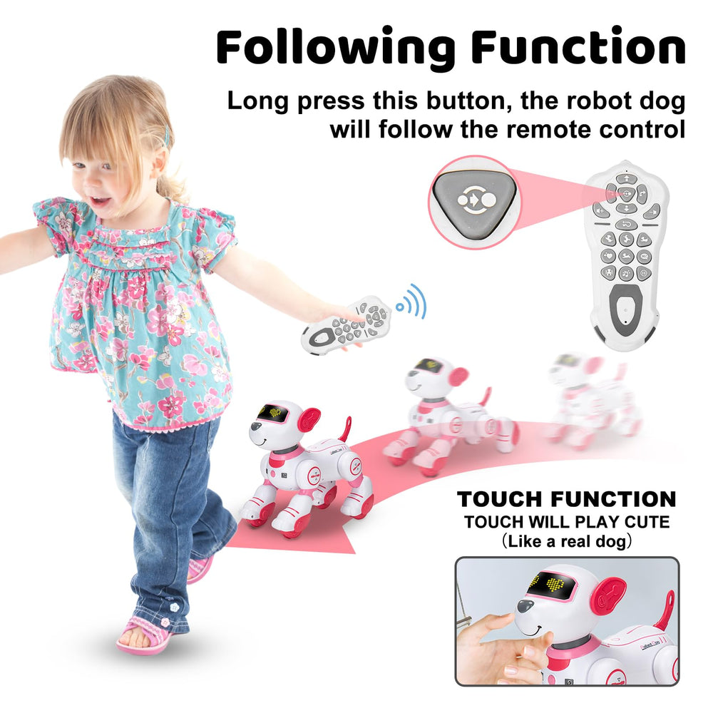 Zreswap robot dog singing feature for playful learning and fun
