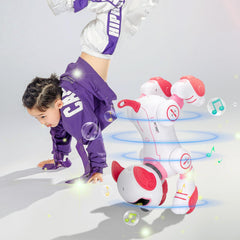 Zreswap touch-responsive robot dog inviting hands-on play