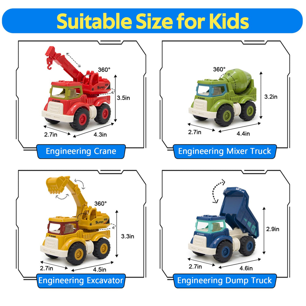 ZROPAW construction toy crane – movable boom encourages fine motor exploration.