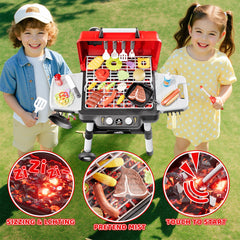 Zsinb movable kitchen on wheels ideal for indoor or outdoor play.
