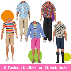ztweden boy doll outfits collection for 12-inch dolls ready for daily adventures