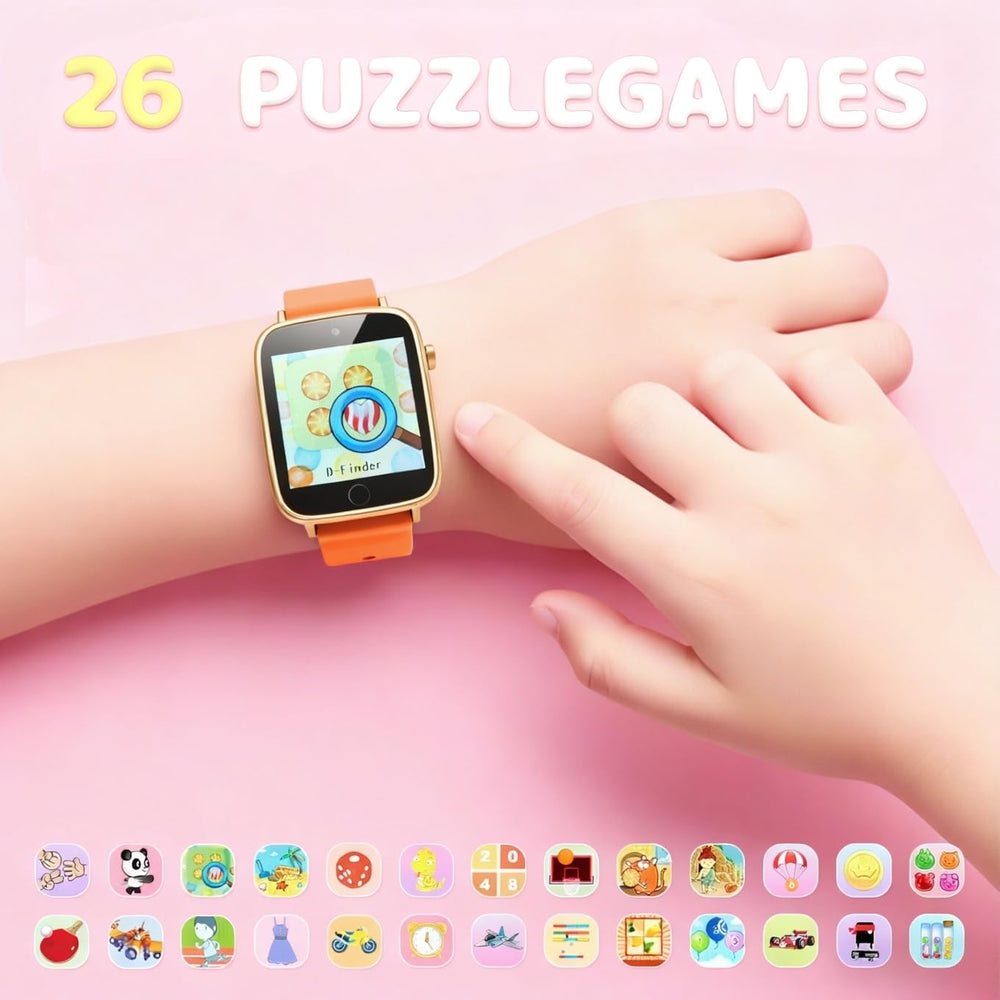 ZUODUN orange kids watch audiobooks: encourages listening and imagination on the go.