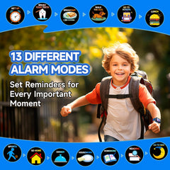 ZUODUN Kids Watch pedometer helps track steps and encourage active play.