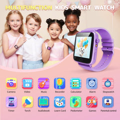 ZUODUN Kids Watch photo stories with stickers for personalized wallpapers.