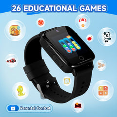 ZUODUN Kids Watch touch screen supports easy navigation for small hands.