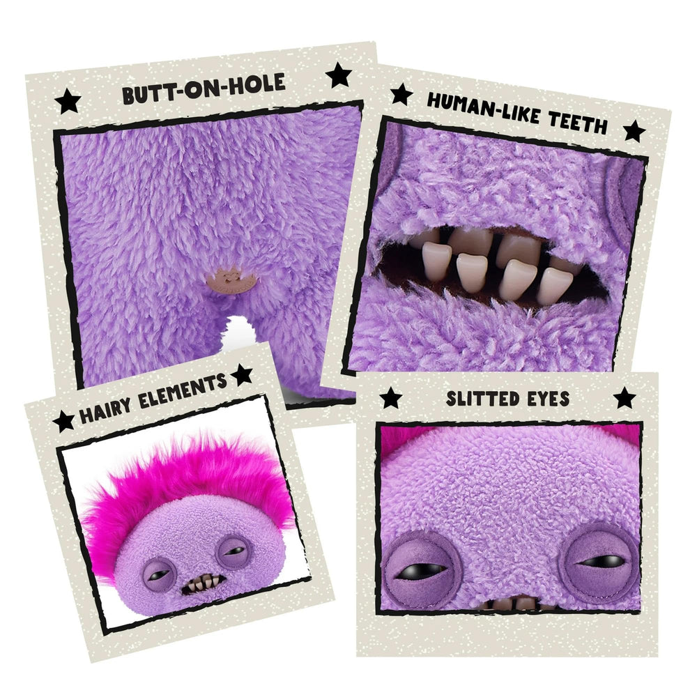 ZURU Fugglers human-like teeth close-up, humorous personality detail