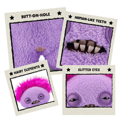 ZURU Fugglers human-like teeth close-up, humorous personality detail