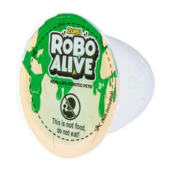 ZURU Robo Alive Attacking T-Rex green packaging highlights setup and play