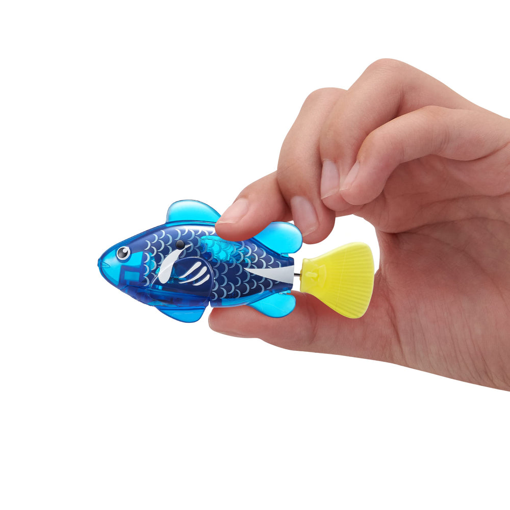 Color-change technology on Robo Fish when submerged