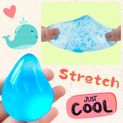 Zuvooi 2-pack blue-pink stress ball aids sensory play and color recognition.