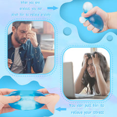 Zuvooi blue stress cube with filling designed for durability